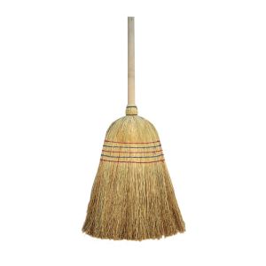 BALAI PAILLE 5 fils avec pomme simple *