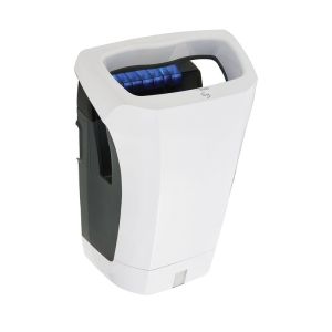 SECHE-MAINS STELL' AIR blanc air pulsé ergonomique anti-vandalisme