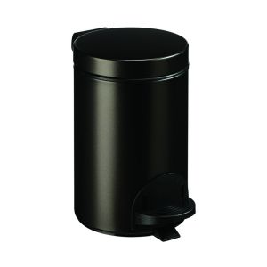 POUBELLE SANELIA à pédale seau couleur gris manganèse 3L x1