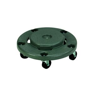 SOCLE BARELLA à roulettes gris 5 roues pour Collecteur 120L 46,5x46,5x12CM