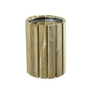 CORBEILLE EDEN murale ronde bois 20L