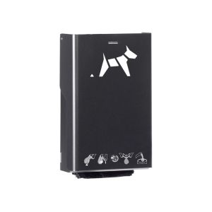 DISTRIBUTEUR HIGECA sachet déchet canin gris manganèse 25,5x12,5x42,5CM
