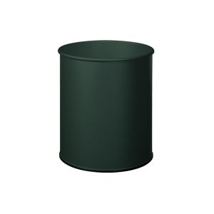 CORBEILLE A PAPIER PAPEA métal gris 30L