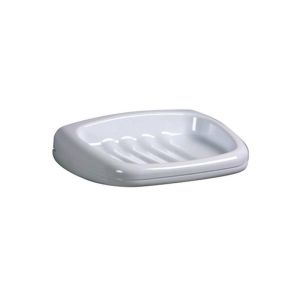 PORTE-SAVON SANIPLA mural plastique blanc visserie fournie