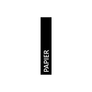 ETIQUETTE STIK PAPIER verticale l'unité
