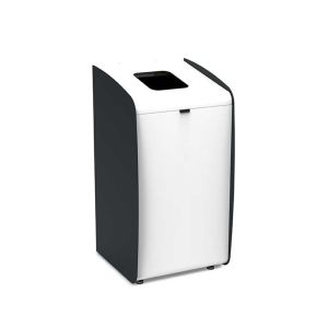 POUBELLE ROXY TRI SELECTIF modulaire noir et blanc 80L