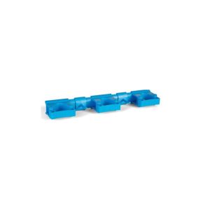 SUPPORT MURAL HI-FLEX hygiénique bleu 42CM