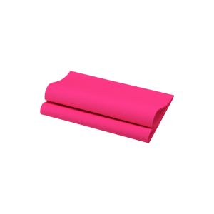 SERVIETTE BIO DUNISOFT fuchsia 40x40CM 60 x6 soit 360 serviettes