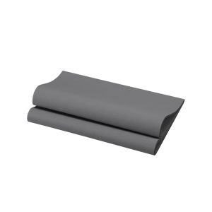 SERVIETTE BIO DUNISOFT granite 40x40CM 60 x6 soit 360 serviettes