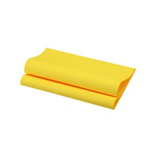 SERVIETTE BIO DUNISOFT jaune 40x40CM 60 x6 soit 360 serviettes