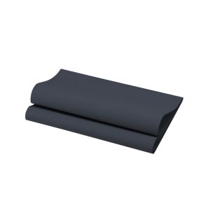 SERVIETTE BIO DUNISOFT noire 40x40CM 60 x6 soit 360 serviettes