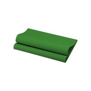 SERVIETTE BIO DUNISOFT Vert feuille 40x40CM 60 x6 soit 360 serviettes