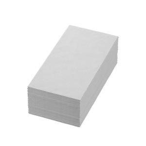 SERVIETTE BIO DUNISOFT blanche pliage en 8 40x40CM 60 x6 paquets soit 360