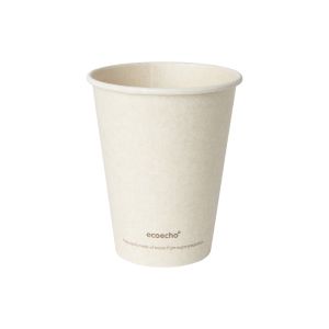 TASSE SWEET bagasse PLA décoré pour boisson chaude 24CL 50 x 16 paquets