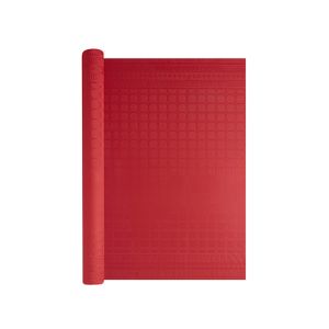 NAPPE PAPIER DAMASSEE rouge 1,2x25M x1 rouleau