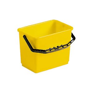 SEAU avec anse gradué jaune 4L 25,5x17x19,5CM