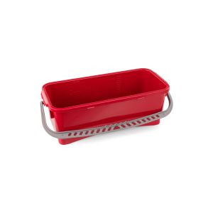 SEAU avec anse gradué rouge 10L 55x24x19CM