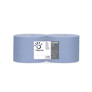 BOBINE OUATE bleue 2 plis 1000 formats 21.5x36CM x2