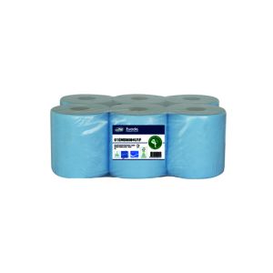 ESSUIE MAINS ROULEAU bleu 2 plis largeur 18.1CM 305M x 6 rouleaux