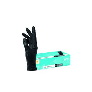 GANT NITRILE non poudré noir taille M boite de 100