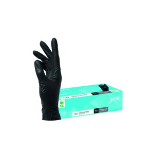 GANT NITRILE non poudré noir taille XL boite de 100