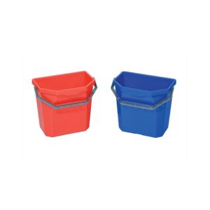 SEAU POUR CHARIOT mac 50 ou mac 80 bleu contenance 9L l'unité