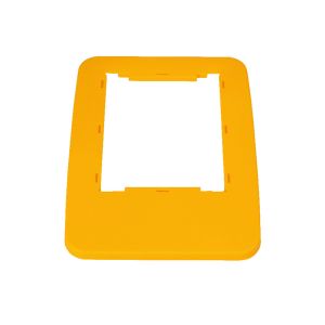 CADRE COUVERCLE MIX&MATCH jaune pour collecteur de tri 60 et 80L