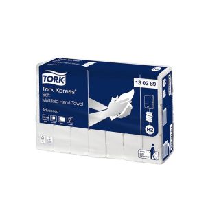XPRESS ESSUIE-MAINS SOFT Multifold H2 blanc 2 plis en Z  180 formats  x 21 paquets
