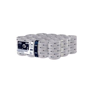 PAPIER TOILETTE Optiserve T7 blanc sans mandrin 2 plis 820 feuilles x24 rouleaux
