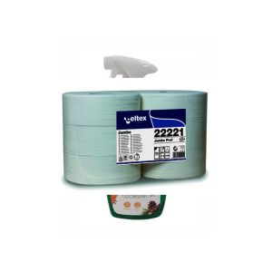 PAPIER TOILETTE MAXI JUMBO rouleau blanc 320M 2plis 1780 formats x6 rouleaux