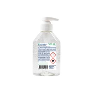 GEL HYDROALCOOLIQUE SANITIZER V+ sans parfum sans colorant flacon pompe 0.3L x12
