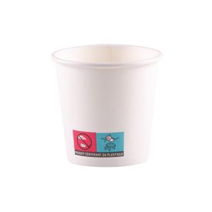 GOBELET NEUTRE carton blanc boisson chaude ou froide 12CL 50 x 60 paquets