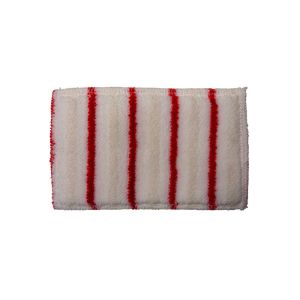 HAND PAD BRUSH microfibre double-face blanc/rouge 16.5x10CM l'unité