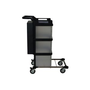 CHARIOT DE MENAGE SHOPSTER de base sécurisé roues 100MM barre de guidage