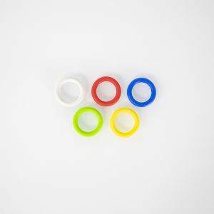 BAGUE EN CAOUTCHOUC de couleur bleue pour manche diamètre 30MM x1