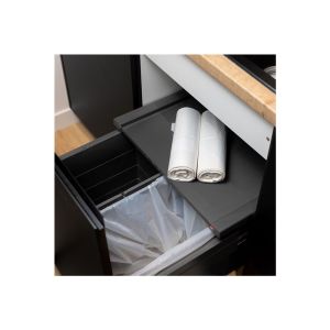 SAC POUBELLE A LIEN CLASSIQUE biocompostable blanc 110L 35µ 700x1050 20 x 8 rouleaux
