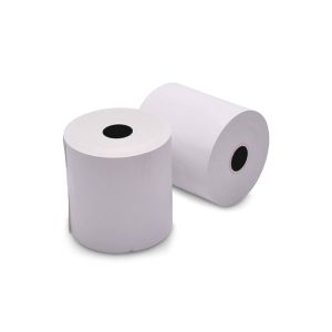 BOBINE CAISSE blanche thermique sans BPA 48GR 80x80x12MM 10 x3 paquets