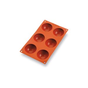 PLAQUE SILICONE Gastroflex 6 demi-spère 7x3,5CM *