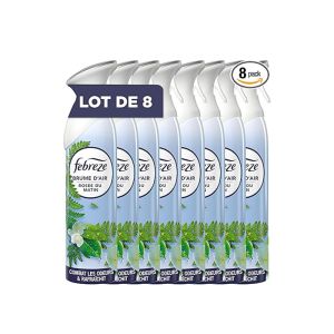 FEBREZE désodorisant aérosol ROSEE DU MATIN 0.185 x8