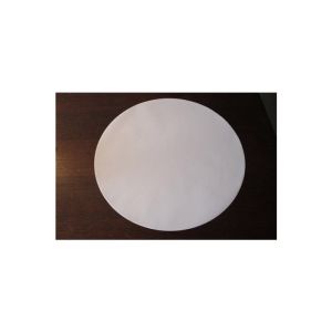NAPPE RONDE LISSE PREMIUM blanche 90gr diamètre 90CM x 250 nappes