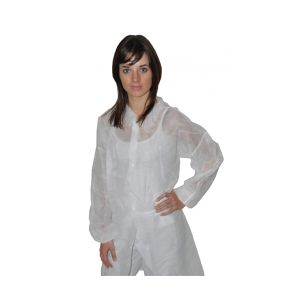 BLOUSE HYGIENE PP classic avec col blanc T.L x50