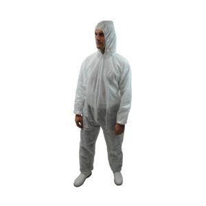 COMBINAISON HYGIENE blanche avec cagoule polypropylène T.XXL carton de 25