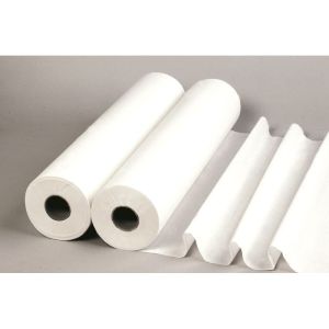 DRAP D'EXAMEN blanc 2 plis extra large 60x40CM 54,3M x 6 rouleaux
