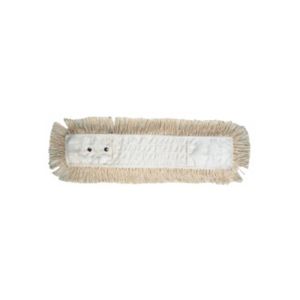FRANGE EN COTON à poches écrue 43x12CM