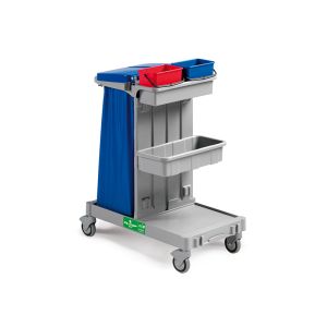 CHARIOT DE MENAGE ALPHA 4101 pour matériels de nettoyage et collecte des déchets