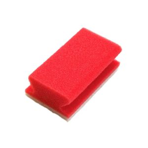 EPONGE frottante rouge non abrasive 14x8CM x10