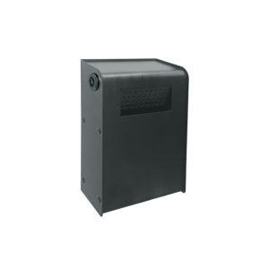 CENDRIER VERONA mural acier inoxydable noir 1.5L