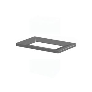 COUVERCLE BOB COLOR gris acier pour corbeille 60L