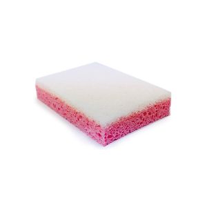 EPONGE RECURANTE végétal rose blanc 120x90x20 lot de 10