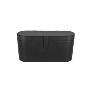 BOITE SECHE-CHEVEUX ADESIGN CHARME noir en cuir synthétique